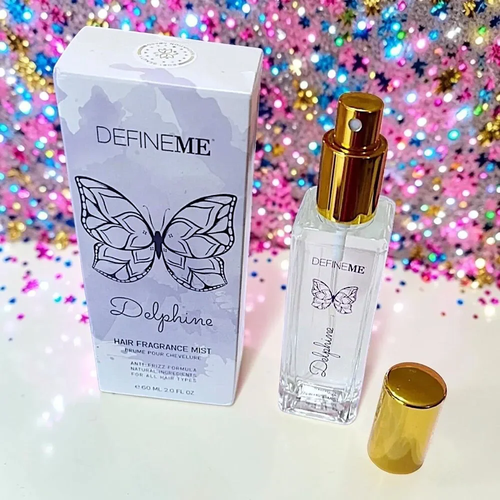Defineme Fragrance Delphine Anti-Frizz Hair Fragrance Mist New In Box 2 fl Oz